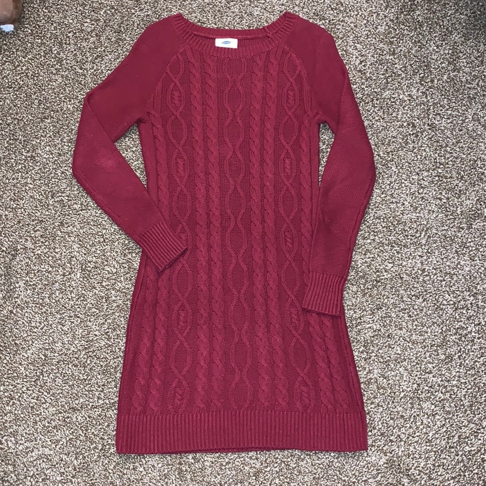 Old Navy Red Sweater Dress
